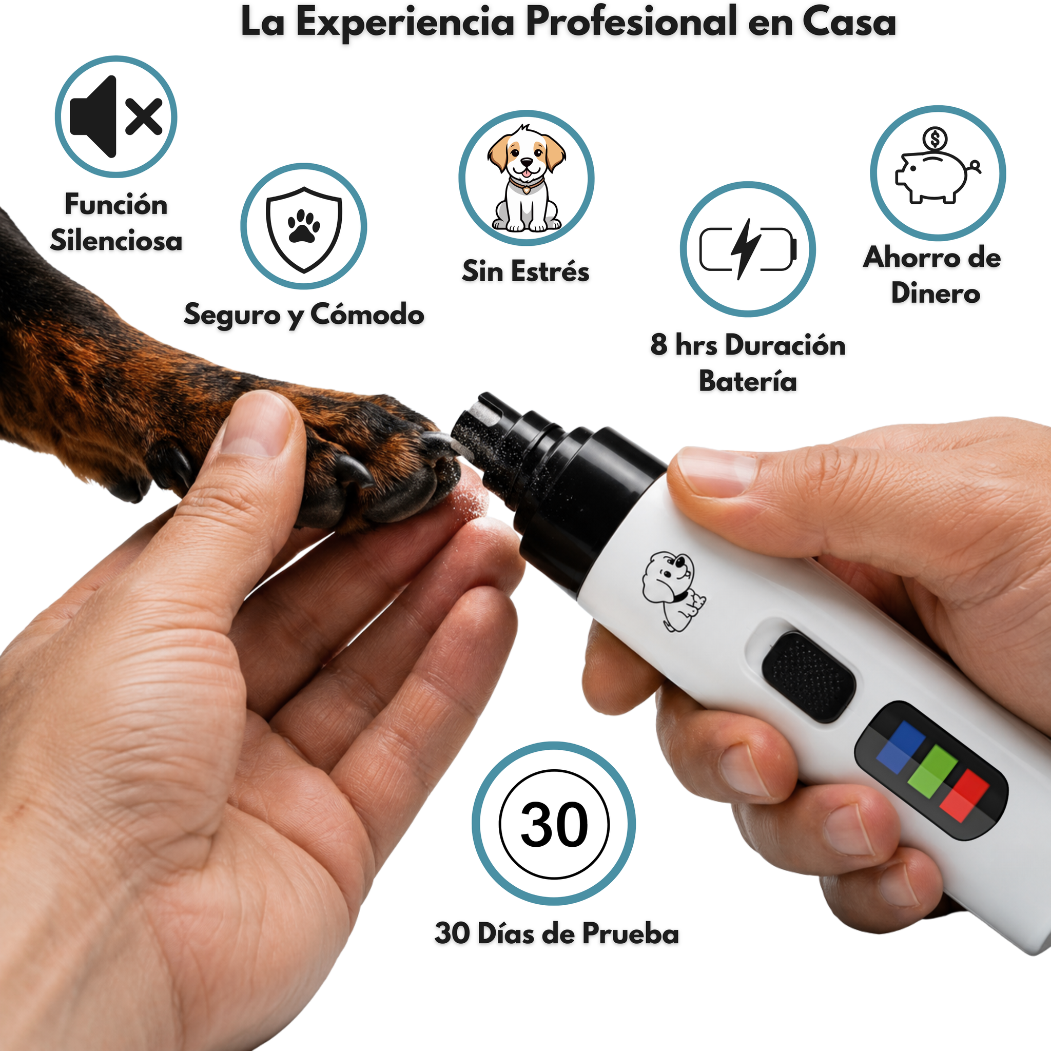FurNail™ Lima las uñas de tu perro sin estrés