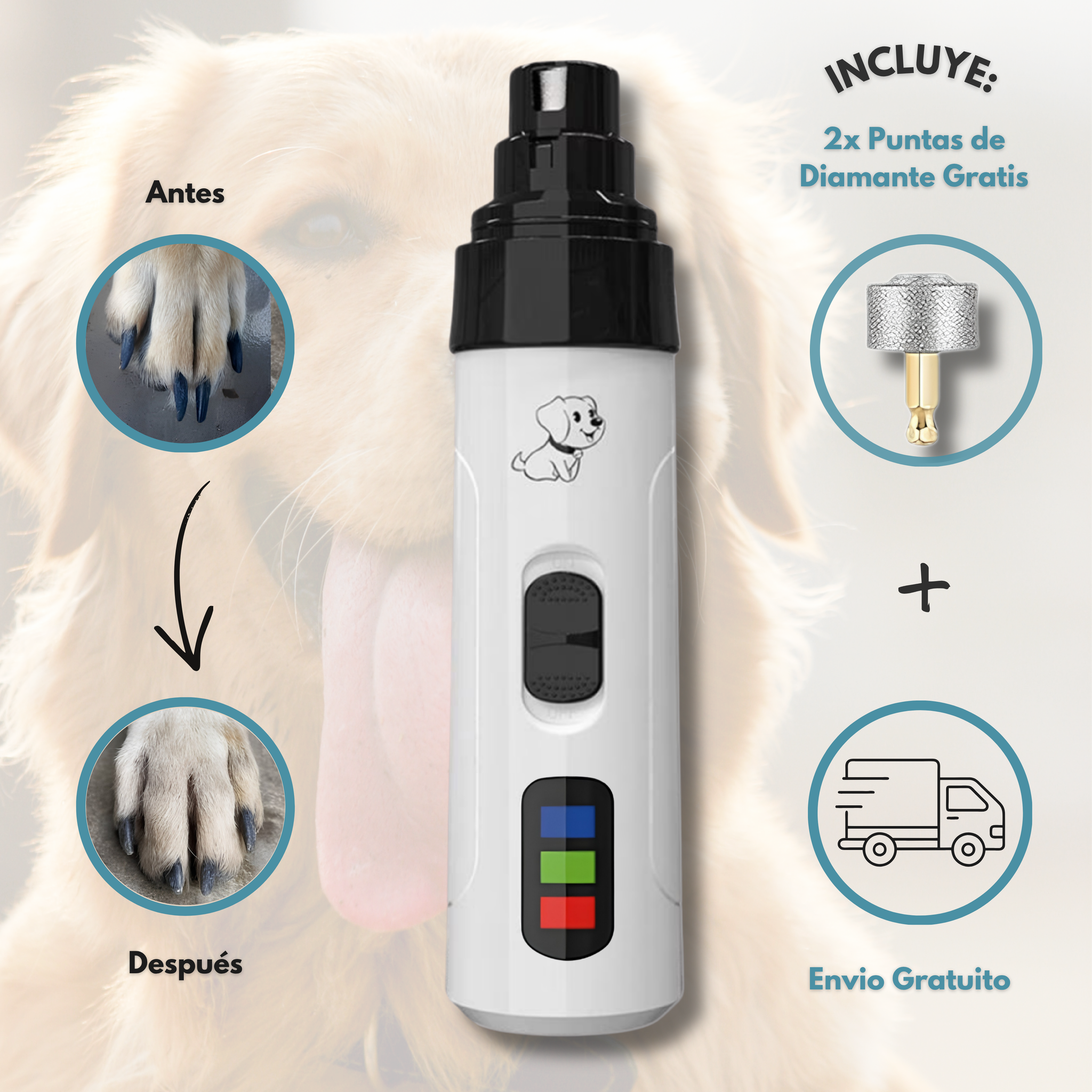 FurNail™ Lima las uñas de tu perro sin estrés